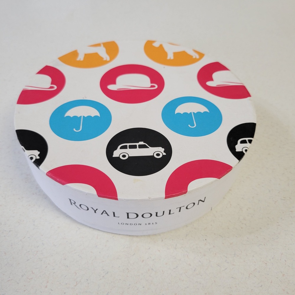 Royal Doulton Pop In For Drinks‎ Plates Set London 1815 Appetizer Side Dishes - Picture 2 of 7